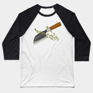 Kamagata Knife with Thyme Baseball T-Shirt